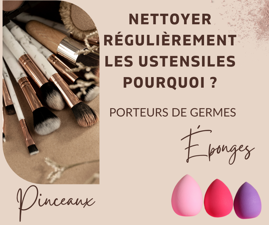 Pourquoi nettoyer ses ustensiles de maquillage